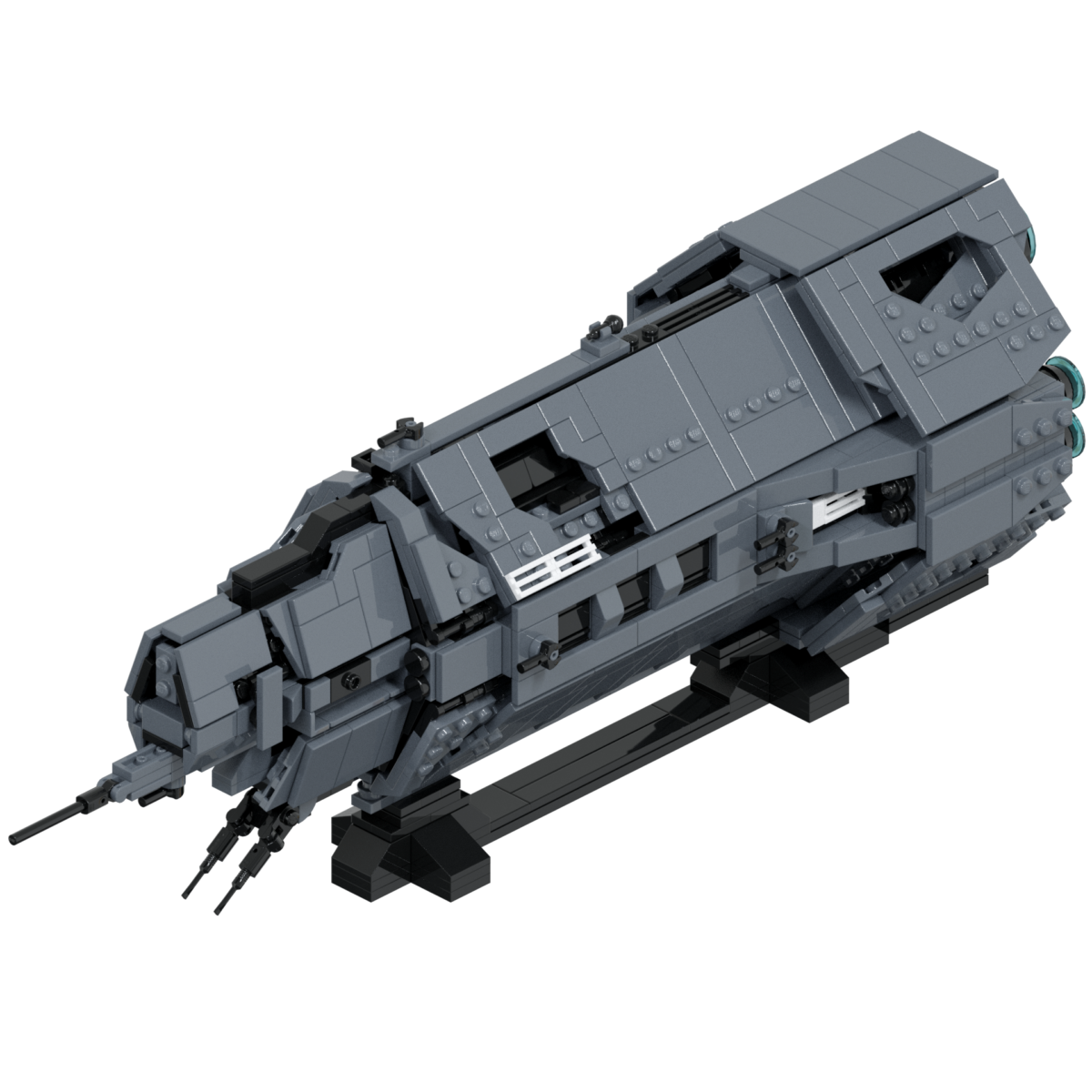 LEGO Autumn-class Heavy Cruiser Instructions / ky-e bricks