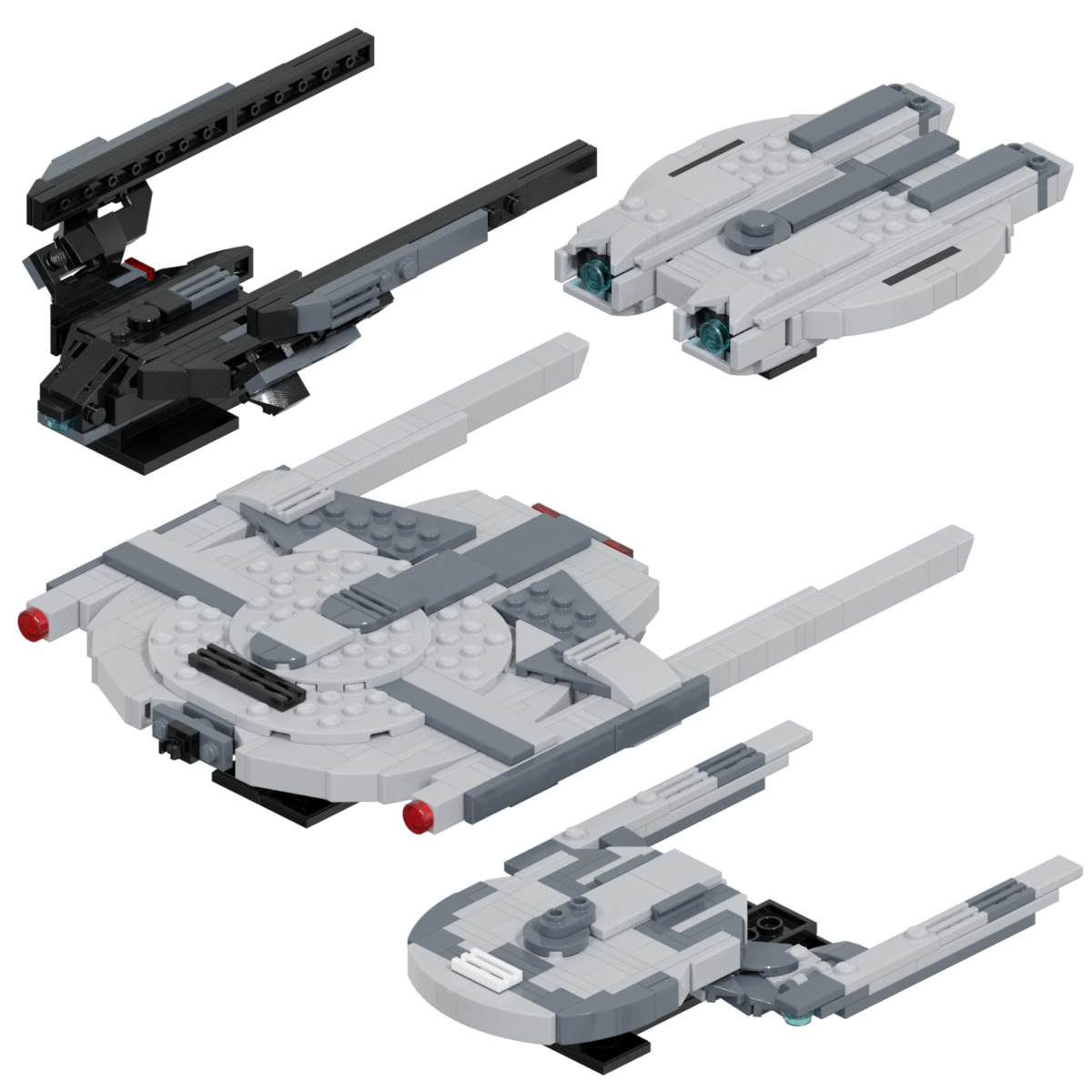 LEGO Federation Support Ships #3 Instructions / ky-e bricks