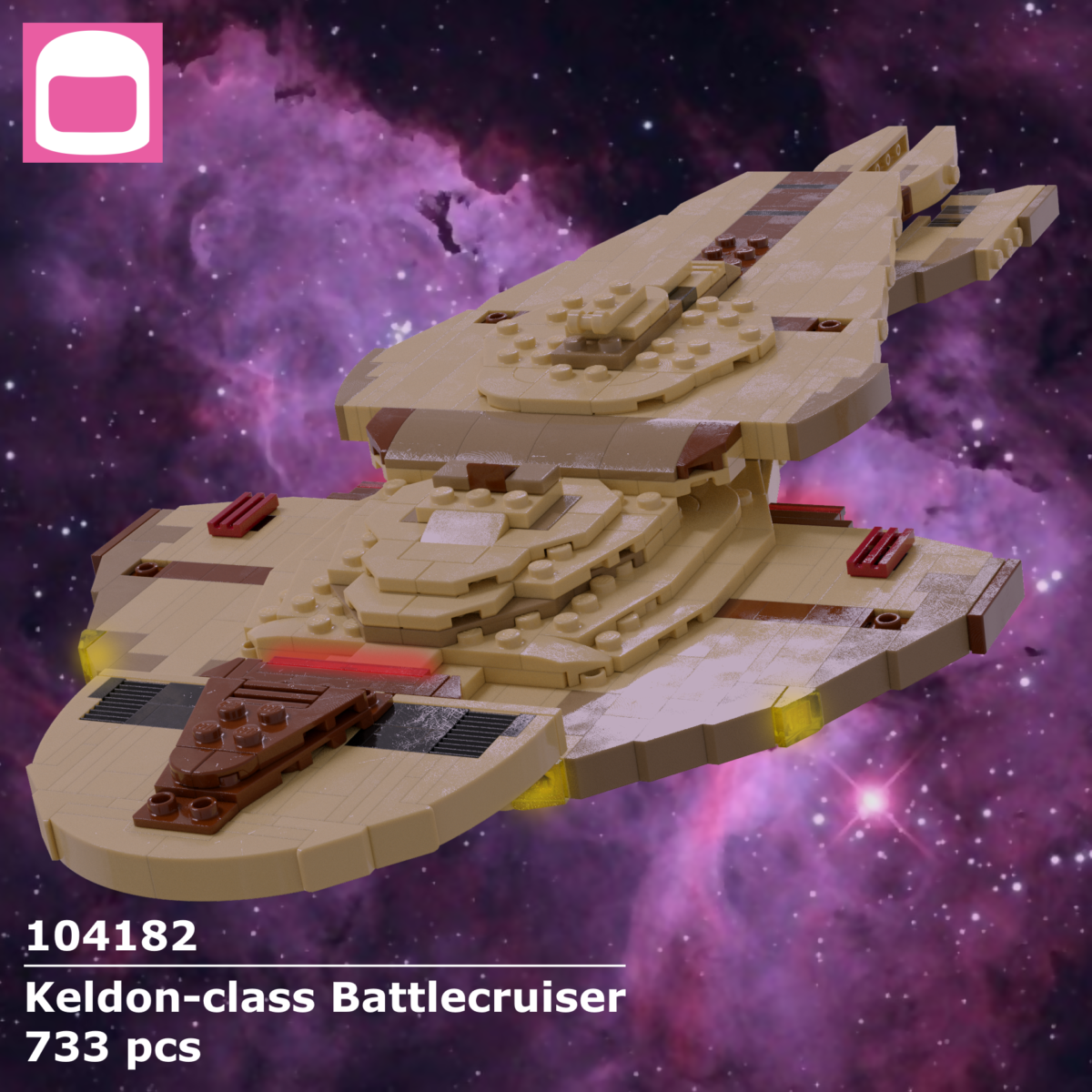 LEGO Galor-class Cruiser Instructions / ky-e bricks