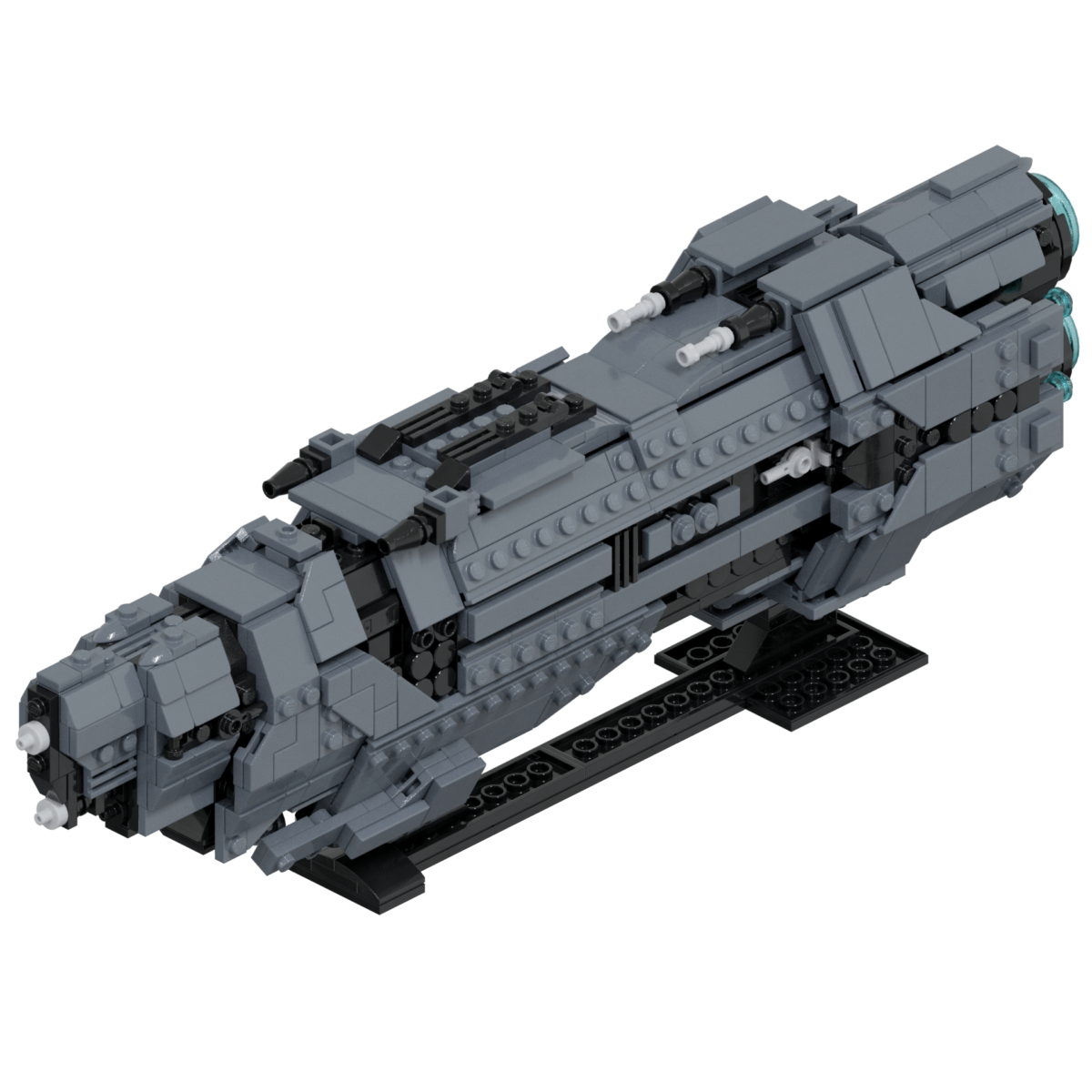 LEGO Marathon-class Heavy Cruiser Instructions / ky-e bricks