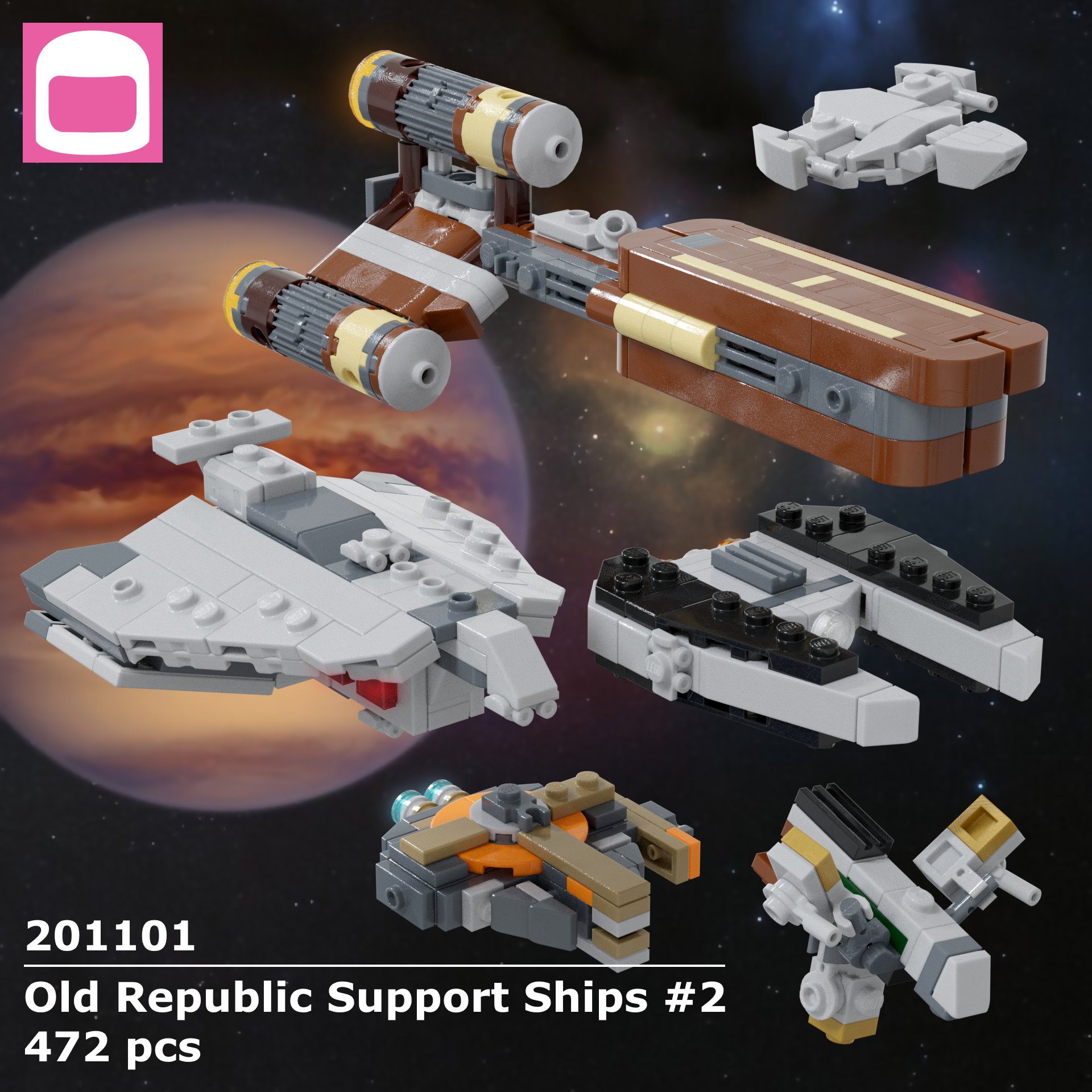 LEGO Old Republic Ships #2 Instructions - ky-e bricks