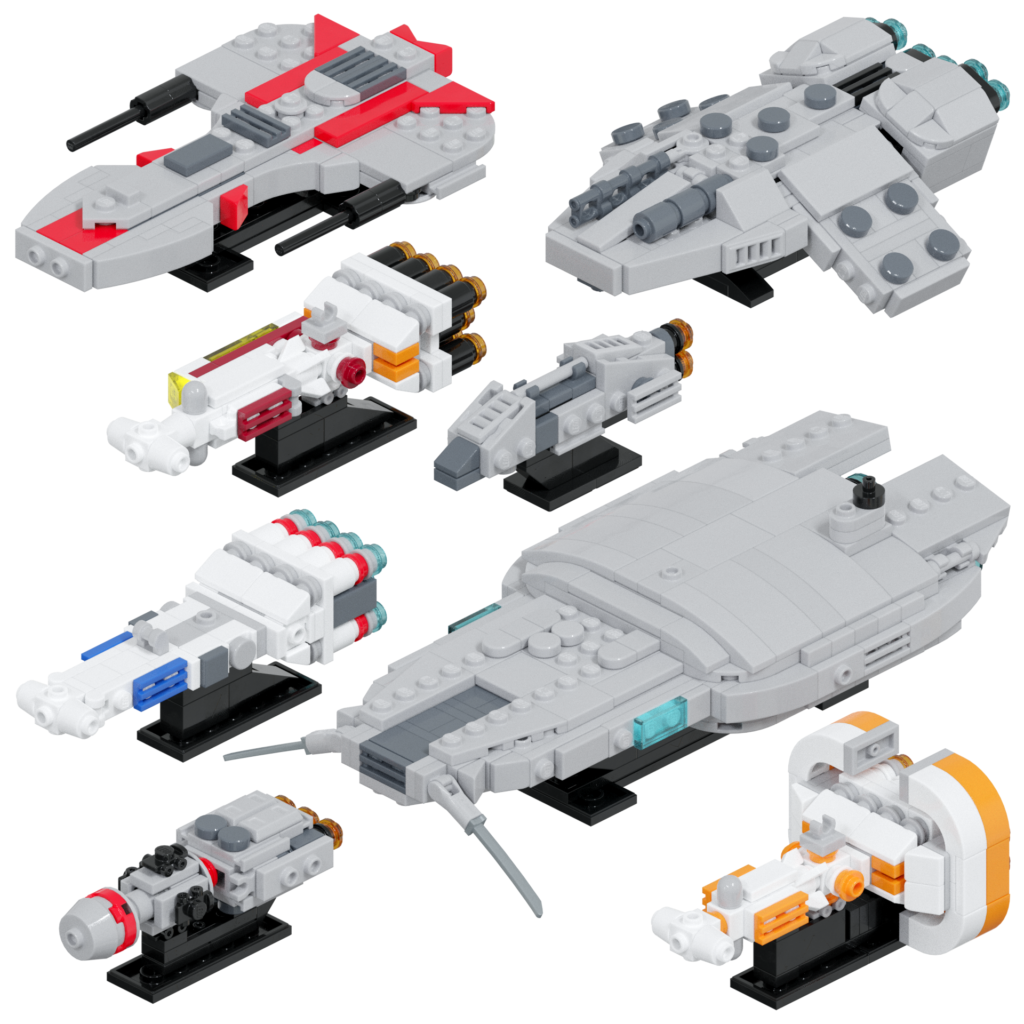 LEGO Rebel Support Ships #3 Instructions / ky-e bricks