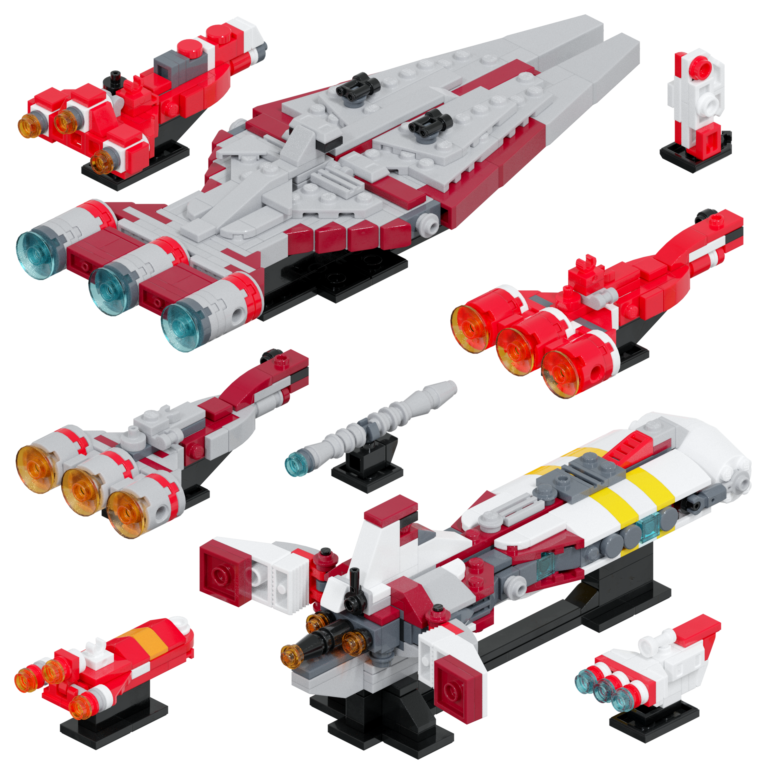 LEGO Republic Support Ships #1 Instructions / ky-e bricks