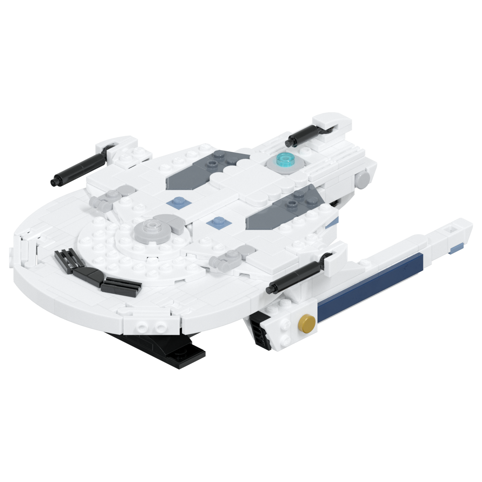 Lego Miranda-class Light Cruiser Instructions   Ky-e Bricks