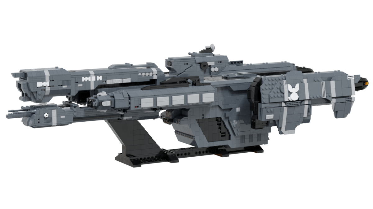 LEGO UNSC Forward Unto Dawn FFG-201 Instructions / ky-e bricks