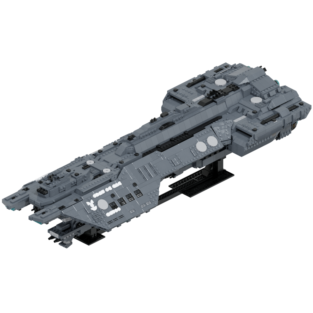 LEGO UNSC Spirit of Fire CFV-88 Instructions / ky-e bricks