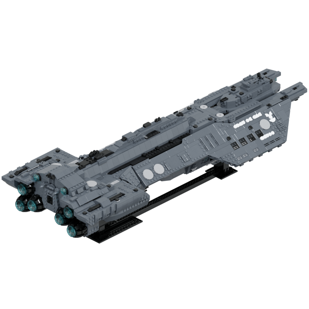 LEGO UNSC Spirit of Fire CFV-88 Instructions / ky-e bricks