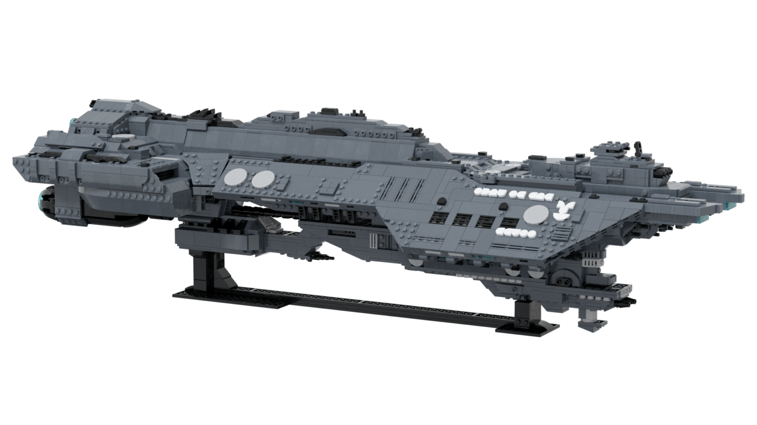 LEGO UNSC Spirit of Fire CFV-88 Instructions / ky-e bricks