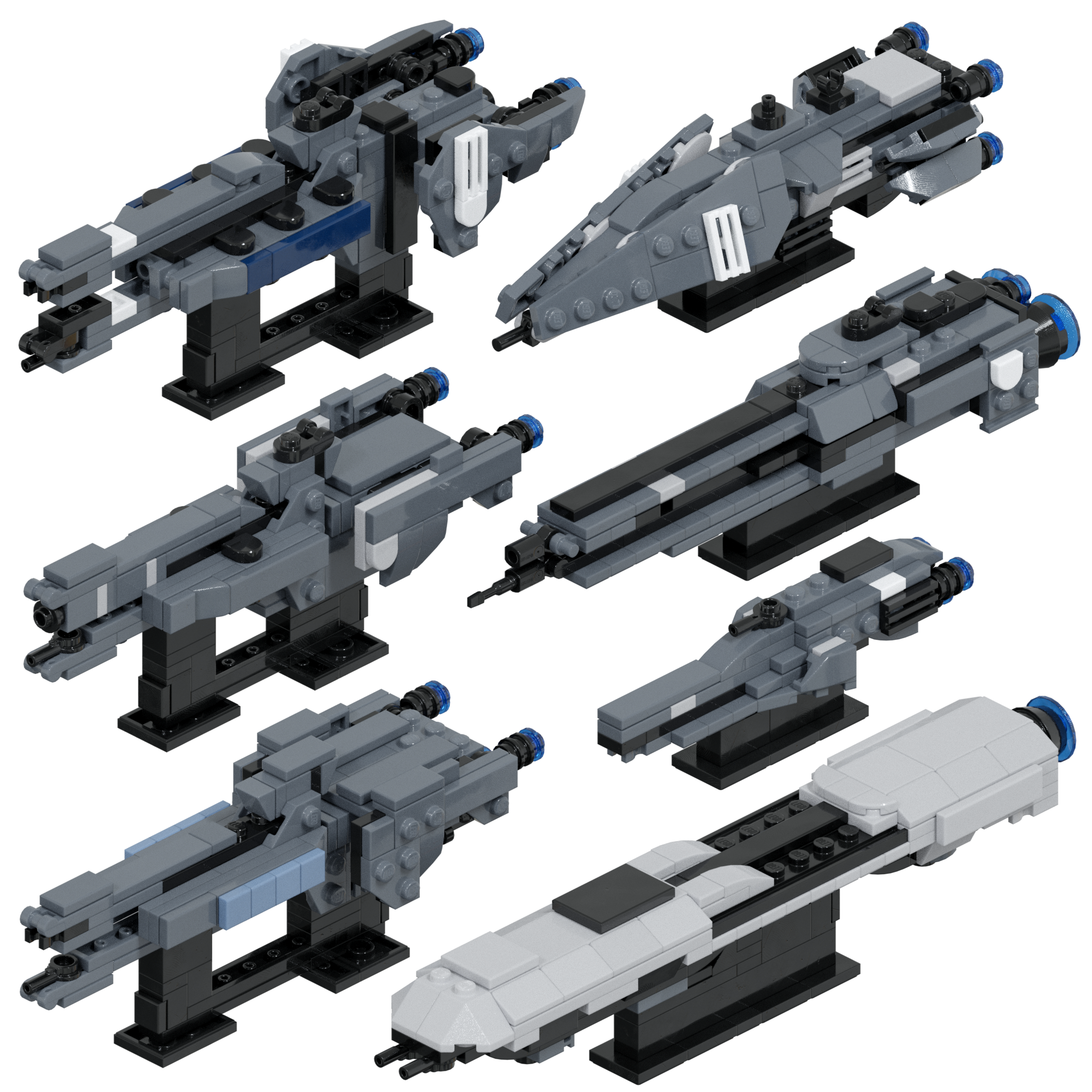 LEGO UNSC Support Ships #1 Instructions / ky-e bricks