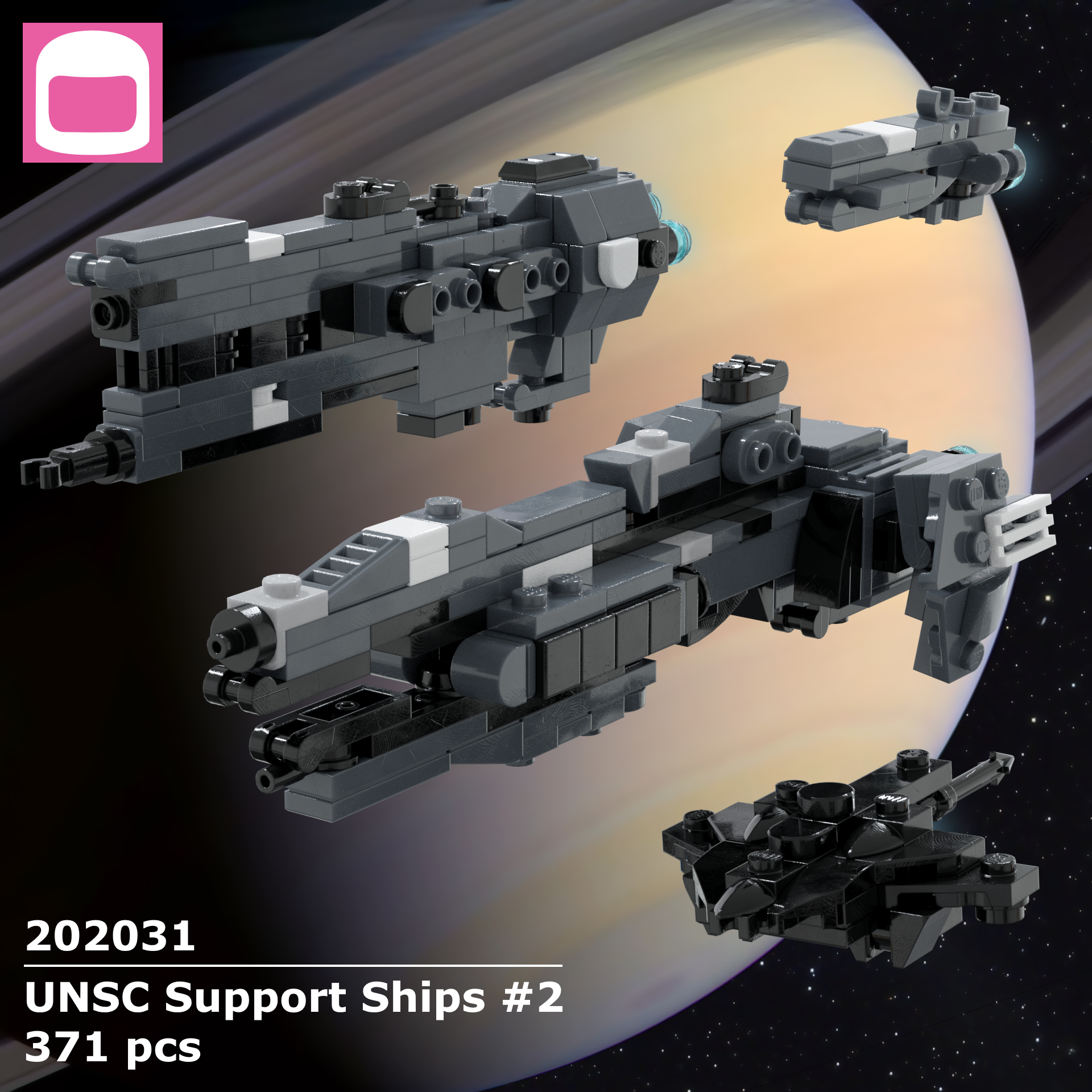 UNSC Support Ships #2 Instructions