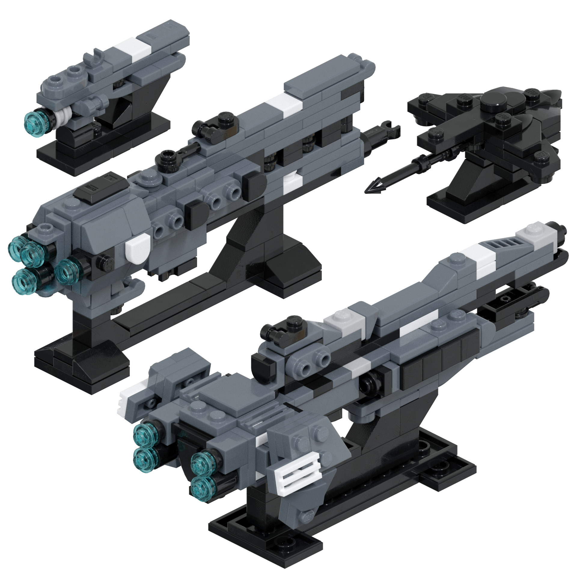 LEGO UNSC Support Ships #2 Instructions / ky-e bricks