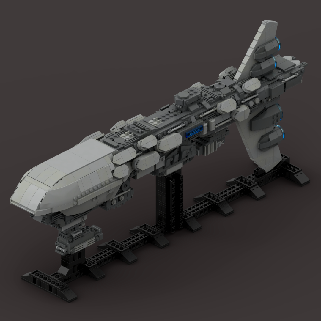 LEGO MOC UNSC Support Ships #1 by ky-e bricks