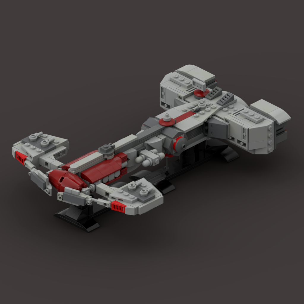 LEGO Free Virgillia-class Bunkerbuster Instructions / ky-e bricks