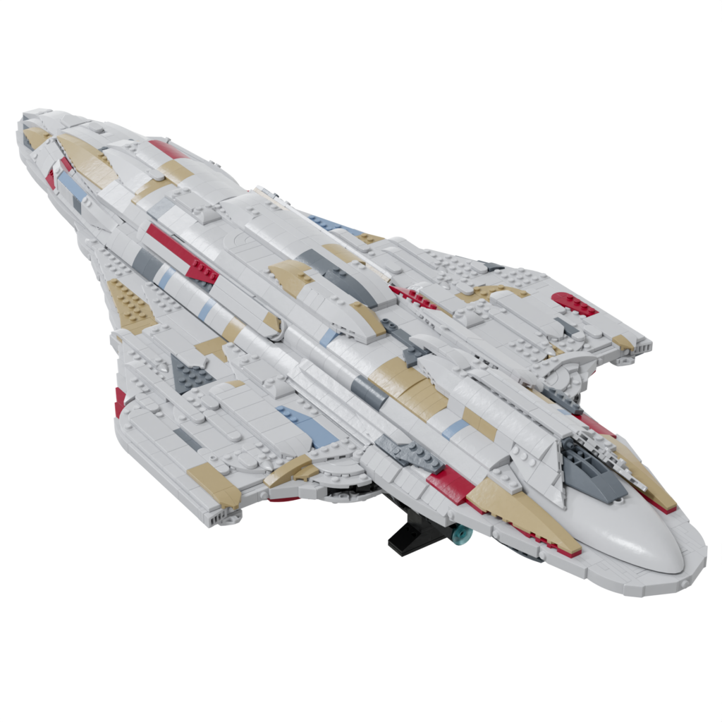 LEGO MC80 Liberty-type Star Cruiser Instructions - ky-e bricks