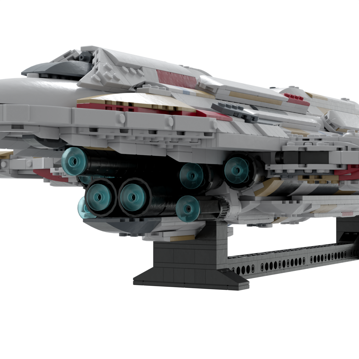 LEGO MC80 Liberty-type Star Cruiser Instructions / ky-e bricks